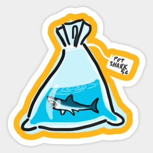 Pet Shark Sticker